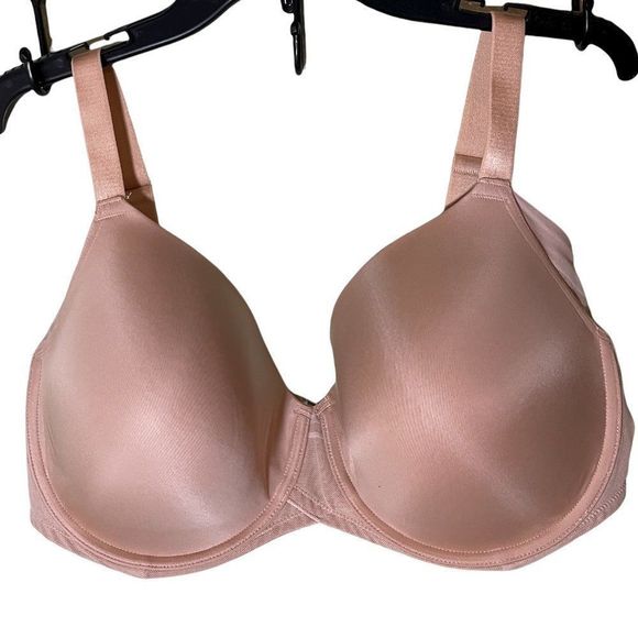 Paramour by Felina Full-busted Side-Smoothing T-Shirt Bra 40DDD - Picture 1 of 16